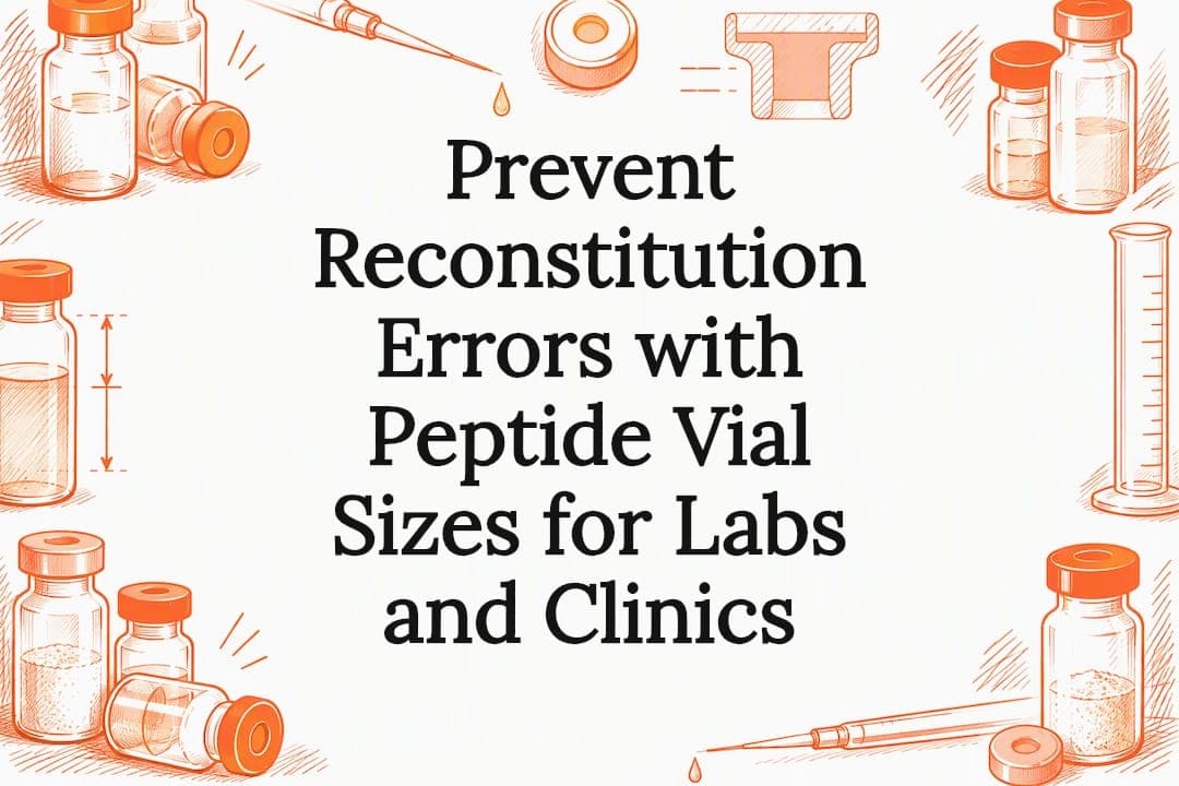 Prevent Reconstitution Errors with Peptide Vial Sizes for Labs and Clinics