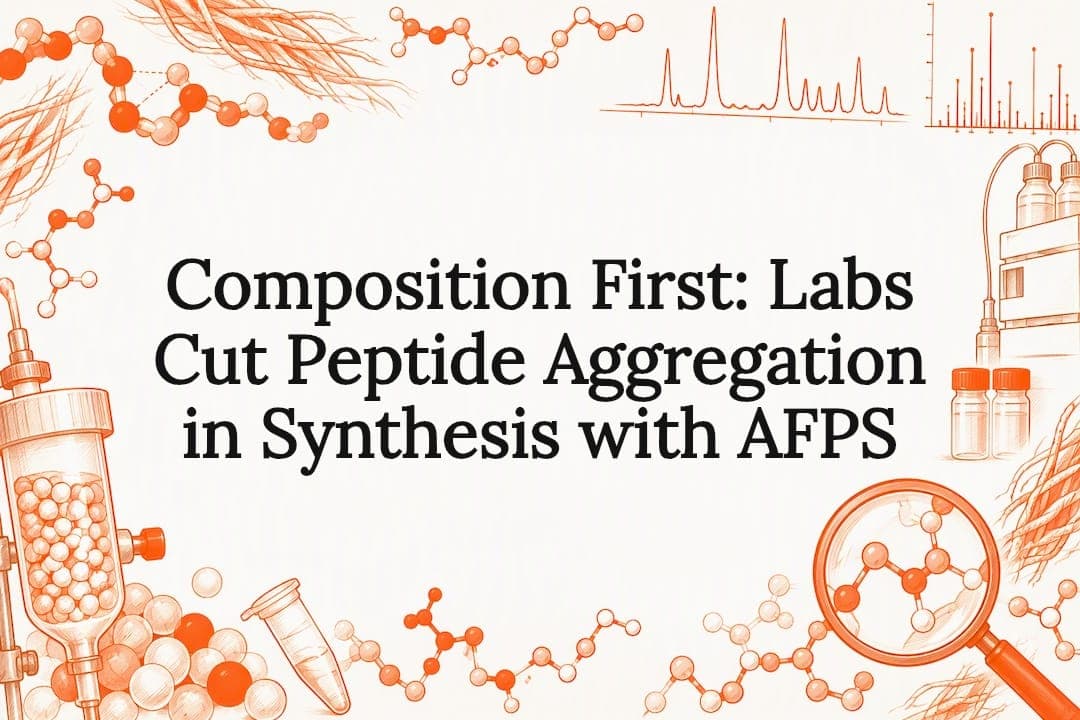 Composition First: Labs Cut Peptide Aggregation in Synthesis with AFPS