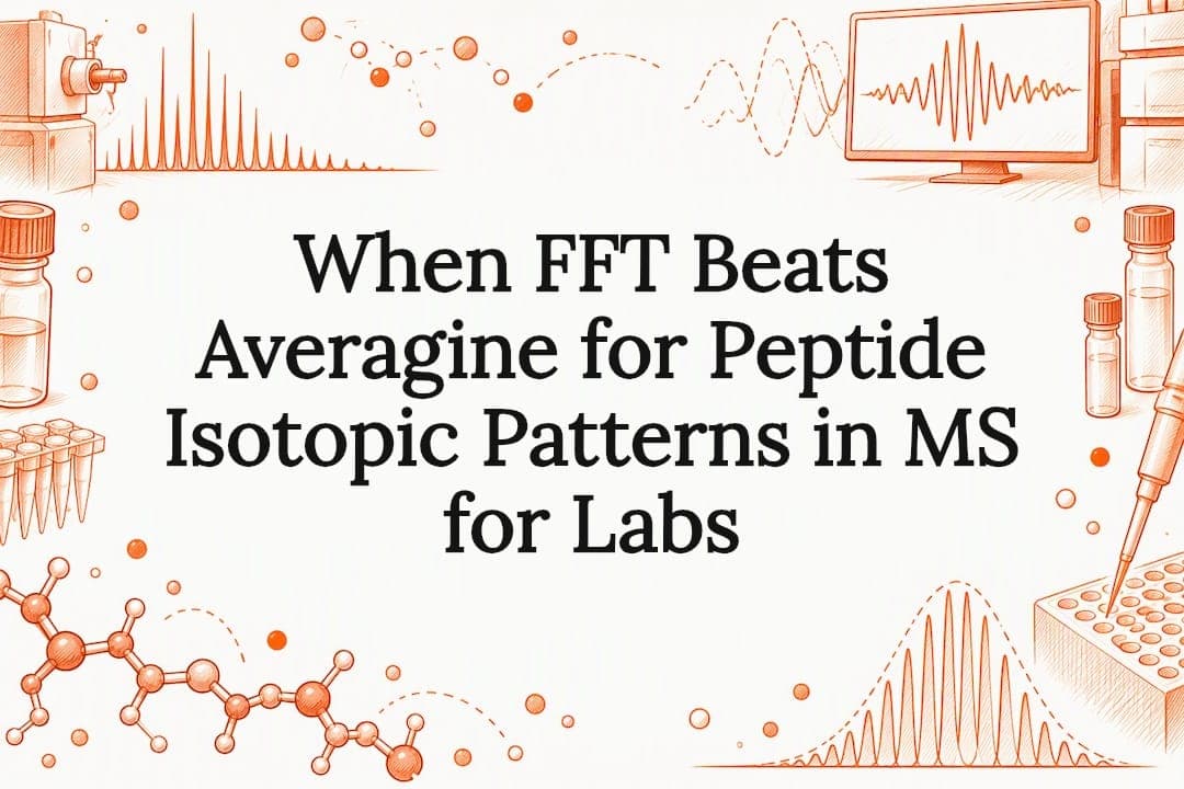 When FFT Beats Averagine for Peptide Isotopic Patterns in MS for Labs
