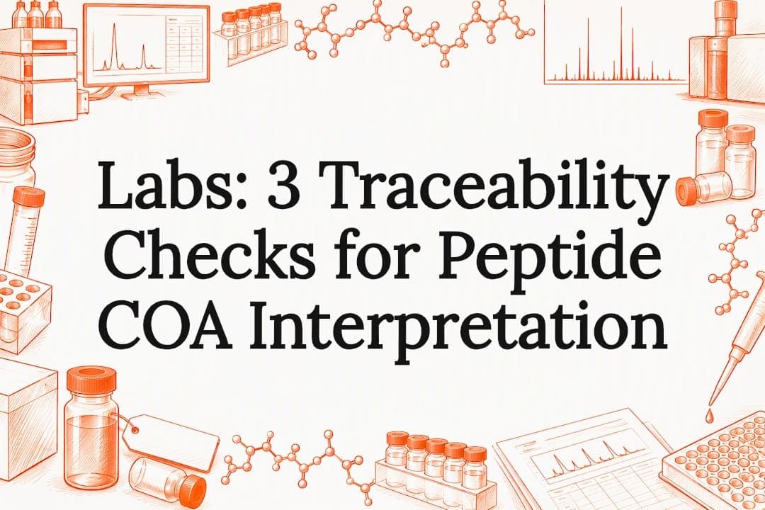 Labs: 3 Traceability Checks for Peptide COA Interpretation